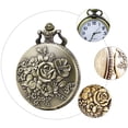 thumbnail image 2 of MasteelfCA Montres Rétro à Quartz de Poche Collier Chaîne Montres Pendentif Horloge Décoration, 2 of 8