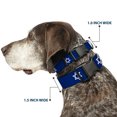 thumbnail image 2 of Buckle-Down Pet Collar, Dog Collar Plastic Buckle, Star Of David, 9.5 to 14.5 Inches 0.5 Inch Wide, 2 of 8