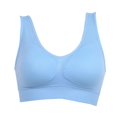 thumbnail image 1 of 2018 Women Sport Padded Seamless Bra Running Vest Tops Rimless Bras Plus Size New, 1 of 5