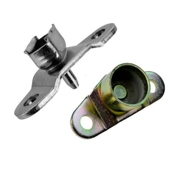 Tailgate Hinge Kit 2 Piece - Compatible with 1994 - 2004 Chevy S10 1995 1996 1997 1998 1999 2000 2001 2002 2003