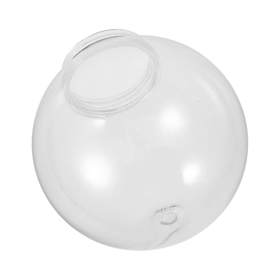 ELAYARD Acrylic Lamp Post Globe Transparent Outdoor Light Cover with Threaded Design for Easy Installation