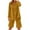 Gold, variant on WMTBSRSW Women's Plus Size S-5XL Pajamas Sets Comfy Casual Lounge Outfits 2 Piece Long Sleeve Sets with Shorts Lightweight Button Down Shirts Sleepwear Loungewear