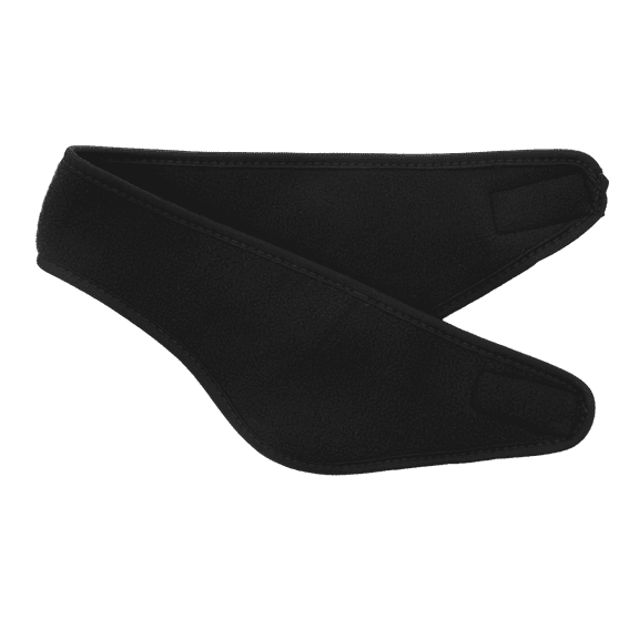 Motique Accessories Fleece Ear Muff Head Wrap with Closure Winter Earmuff - Black