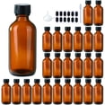 thumbnail image 1 of Botella de vidrio BPFY Amber Boston de 60 ml con tapa, paquete de 24 unidades, más unidades, 1 of 7