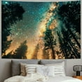 thumbnail image 2 of Shiartex  Large Galaxy Tapestry Wall Hanging Forest Starry Tapestry Tapestry Tree Tapestry Starry Night Sky Tapestry Nature Wall Tapestry Landscape Tapestry for Dorm Living Room Bedroom 40x60inch, 2 of 6