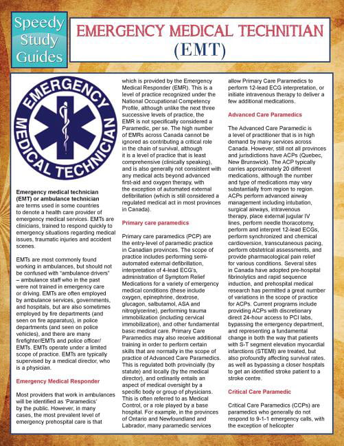 paramedic study guide