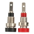thumbnail image 3 of Banana Plug Connectors, Banana Socket Simple Installation PA Brass 30Vac-60Vdc/.10A  For Communication Products For Electronic Instruments, 3 of 8