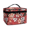 thumbnail image 2 of HELLHERO Flowers Portable Travel Makeup Bag Large Cosmetic Bag with Large Capacity Handle Women Men, 2 of 6