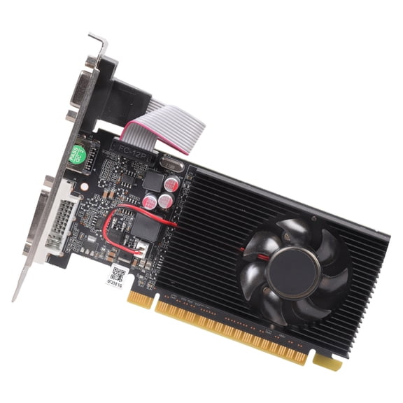 CIYISON GT210 Graphics Card 1GB 64bit Game Graphics Card PCIE x16 Professional Desktop Computer Graphics Card for Gaming PC