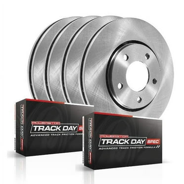 Power Stop Front and Rear Track Day Brake Pad and Rotor Kit TDSK2847 Fits 1985 Oldsmobile Toronado