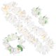 thumbnail image 5 of 4 piezas de casco hawaiano espesar Artificial flor diadema collar pulsera Hawaiian Garland Tropical Beach Party Decoraciones de lujo (blanco), 5 of 8