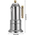 thumbnail image 2 of Cafetière Expresso 200ml, pot à Expresso 4 Tasses, pot à Moka en Acier Inoxydable, 2 of 5