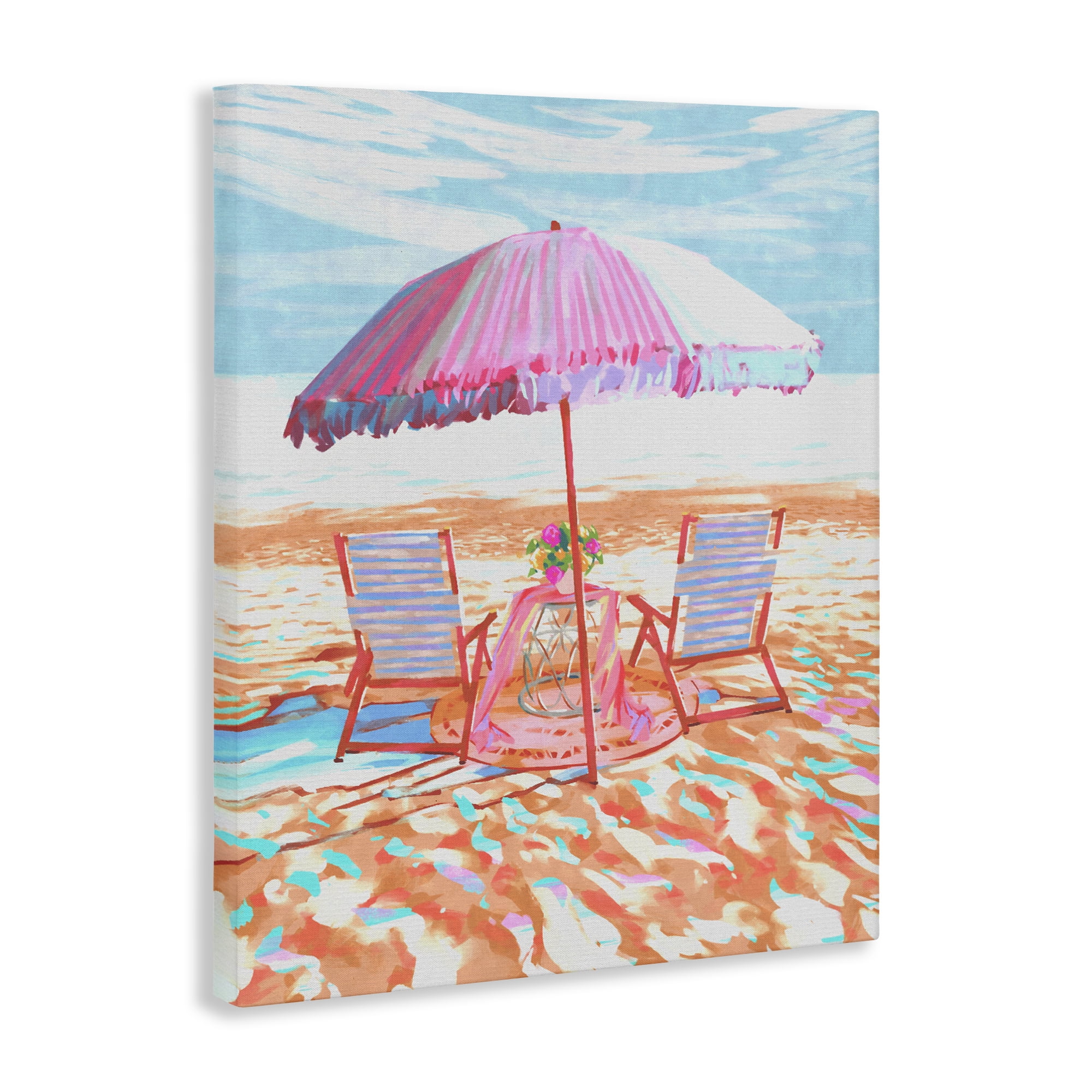 Stupell Industries Seaside Summer Picnic For Two Canvas Wall Art, design by Ziwei Li