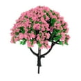 thumbnail image 4 of Milaget 10pc 1:200 Train Railroad Scenery Landscape Model Trees HO Scale Flowers #3 Pink, 4 of 8