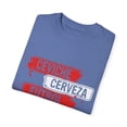 thumbnail image 3 of Hilarious Ceviche Cerveza Futbol Peruvian Football Lover Humorous Nationalistic Field Sports Competition Unisex Garment-Dyed T-shirt, 3 of 4