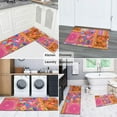 thumbnail image 5 of Bright Pioneer Flower Patchwork Kitchen Rugs Sets Of 2,Anti Fatigue Kitchen Mat Rugs Non Slip Washable,Decorative Kitchen Floor Mats for Kitchen,Sink,Laundry,17"x30"+17"x47", 5 of 7