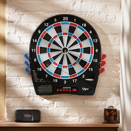Viper - Showdown 15.5" Electronic Dartboard - Red