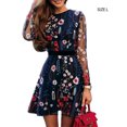 thumbnail image 4 of Guardurnaity Vestido con bordado de flores para mujer, faldas informales de malla, ropa bohemia, Sexy de verano para celebración, fiesta nocturna Vestidos L Guardurnaity AP016946-03, 4 of 6