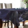 thumbnail image 4 of Yayeee Tablecloths for Rectangular Tables 54 x 72 inch Party Table Cover, Moonlight Mountain, 4 of 6
