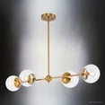thumbnail image 3 of Luxury Minimalist Chandelier, Brushed Bronze, UHP4451, 3 of 5