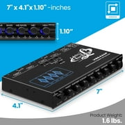 Lanzar 4 Band Parametric Equalizer with Subwoofer Gain Control