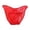 Red, variant on uikmnh Women's Embroidered Hollow Out Sheer Triangle Panties Soft Comfort Everyday Underwear Size:One Size