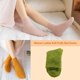 thumbnail image 4 of Sonducket 6 pares de calcetines, suministros de invierno, accesorios suaves para el hogar, calentador de pies de estilo japonés, medias de lana, Medias Verde, 4 of 6