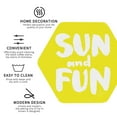 thumbnail image 4 of Disketp Sun And Fun Funny Coasters,6 Pcs Leather Coasters With Holder, Perfect Housewarming Hostess Gifts,Protect Furniture From Water Marks Scratch And Damage, 4 of 9