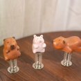 thumbnail image 2 of Ceramic Spring Animal Statue Safe For Children Playroom And Modern Home Accent Car Dashboards Decoration Ornament Multicolor, 2 of 4
