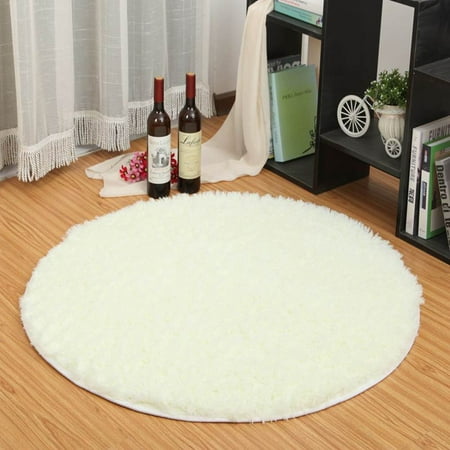 Circle Smooth Living Room Mat Area Rugs Carpet Doormat Floor Mat Bedroom Kitchen Sofa Cushion Non-Slip Foot Pad