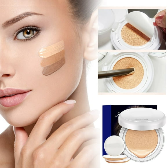 SIfdSeng Light Air Cushion Concealer Foundation Liquid Natural Light Foundation Color Changing