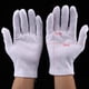 thumbnail image 3 of Guante De Trabajo Blanco, 12 Pares Guantes De Inspección Blancos, Guante De Algodón Ligero Y Cómodo, Aplicable Al Uso De Etiqueta, Inspección, Instrumentos De Precisión, Etc. Ecomeon  no, 3 of 4