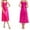 Hot Pink, variant on Womens Nightgowns Women's Nightgown Dress Sleepwear V Neck Negligee sleepwear Long Nightwear