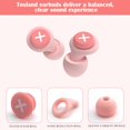 thumbnail image 3 of Hweilai 1 pink noise-cancelling earplugs, 3 of 5