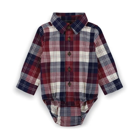 

Hope & Henry Layette Baby Long Sleeve Button Down Bodysuit