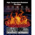 thumbnail image 3 of VEVOR Verre à Feu de 10 Lb 3/4 Po Roches de Verre pour Foyer pour Table de Foyer Rouge, 3 of 9