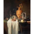 thumbnail image 3 of Willem Kalf 12x14 Black Modern Framed Museum Art Print Titled - Still Life with Ewer, Vessels and Pomegranate, 3 of 5