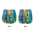 thumbnail image 5 of Lsque Bright Paper Cactus Scene Printed Women's Running Shorts with Liner Pockets,Elastic Quick Dry Workout Athletic Gym Yoga Shorts,Womens High Waist Shorts-XX-Large, 5 of 9