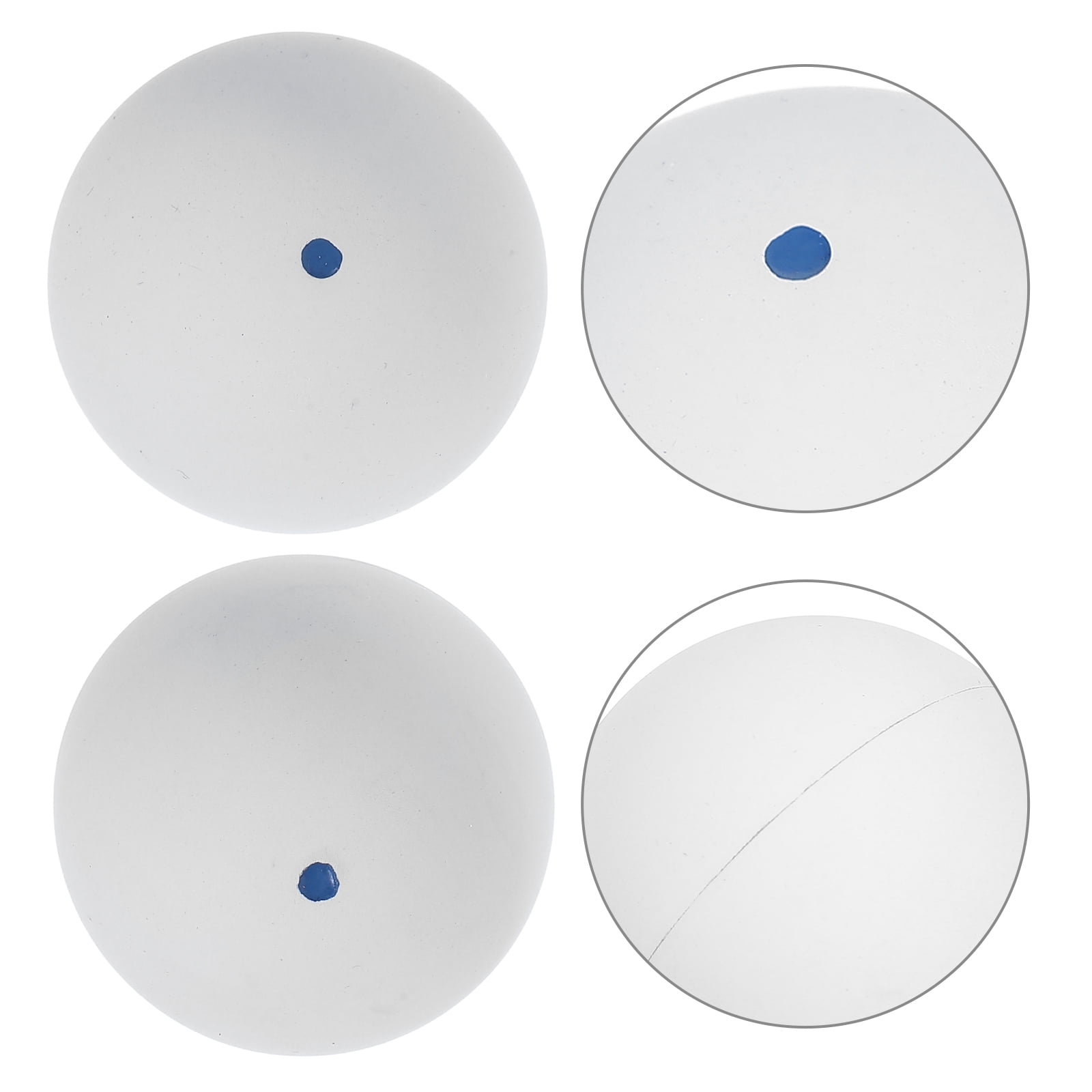 PTOOTP 2 Pcs Bounce Squash Balls for Hand Eye Coordination Indoor and Outdoor Training