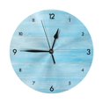 thumbnail image 1 of Reloj de pared con diseño de tablones de madera estilo grunge vintage (15), silencioso, de 10 pulgadas, estilo rústico retro, decorativo para sala de estar, cocina, hogar, baño y dormitorio, 1 of 7