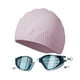 thumbnail image 5 of Gafas de natación con tapa de natación gafas de natación visión transparente portátil, sin fugas de gafas de natación anti antiniebla de silicona tapa Púrpura, 5 of 8