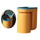 thumbnail image 5 of Soporte de Cepillo de Montado en La Pared con Taza de Gárgaras, Caja de Almacenamiento de Cepillo de de Drenaje de Agua le para Amarillo Macarena Porta cepillo de dientes, 5 of 8