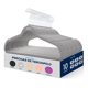 thumbnail image 1 of Ganchos de Terciopelo Premium Serenelife, Ahorradores de Espacio, Resistentes, con Gancho Metálico Giratorio de 360°, para Trajes, Pantalones y Vestidos, Gris, Pack 10, 1 of 7