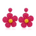 thumbnail image 1 of Boucles d'Oreilles Roses Rose Rouge Tout Style Vacances Boucles d'Oreilles d'Été Fille,Style 18, 1 of 3