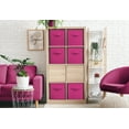 thumbnail image 3 of Sorbus 13" Foldable Fabric Storage Cube Bin, Pink, 3 of 4