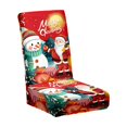 thumbnail image 2 of Nkmbld Christmas Chair Covers for Party, Stretch Xmas Chair Slipcovers Dining Chair Back Covers Removable Washable Chair Protectors for Christmas Decor, 2 of 8
