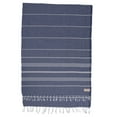 thumbnail image 1 of Bersuse Towels Anatolia Xl Manta De Playa Manta Toalla Turca 100% Algodón Extra Grande Toalla Peshtemal Premium Ligera De Secado Rápido - 61X82 Pulgadas Azul Oscuro, 1 of 5