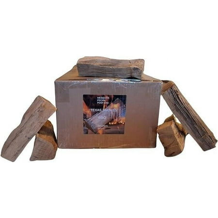 Texas Smokes BBQ Post Oak Wood. Splits are 7 to 8 inches Long and 1 to 3.5 inche