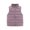 Purple, variant on BULLPIANO Boys Girls Puffer Vests Outerwear Zip-up Lightweight Casual Warm Sleeveless Jackets Autumn Winter Outerwear, Brown