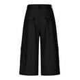 thumbnail image 4 of Cargo Capris for Women Stretch Wide Leg Hiking Pants Lightweight Baggy Cargo Pants with Pockets Womens Sweatpants Tall Woman Sweat Pants Women's Pants Casual plus Size Women Work Pants Business, 4 of 5